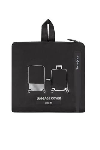 Samsonite TA Revolution - Foldable protective cover for size M suitcases, suitcase cover suitable for 66–69 cm, suitcase protection, with reflective detail, Black — view 4