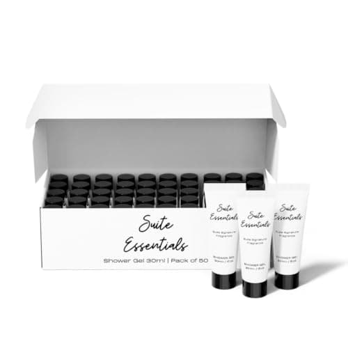 Suite Essentials Hotel Shampoo 30ml x 50 | Mini Travel Size Shampoo Bulk Pack | Guest Bathroom Toiletries | Hotel Amenities for Hotels, Airbnb, B&B, Holiday Lets & Hospitality Supplies — view 3