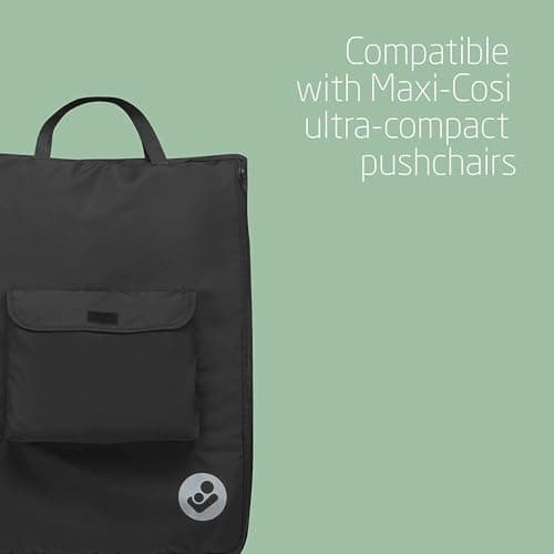 Maxi-Cosi Ultra-Compact Travel Bag, Stroller Travel Bag, 67 x 45 x 28cm, Compatible with All Maxi-Cosi Ultra Compact Strollers and Buggies, Black — view 6