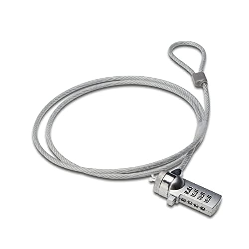 ACT Laptop Lock Combination 1.5m, Portable Anti-Theft cable, 4-Digit Password Lock, for Laptop and PC – AC9015