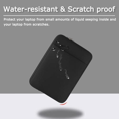 laptopSleeve- 15.6 Inch Neoprene Case, Protective laptopSleeve, Water Resistant Notebook Cover | Shockproof Computer Sleeve — view 5