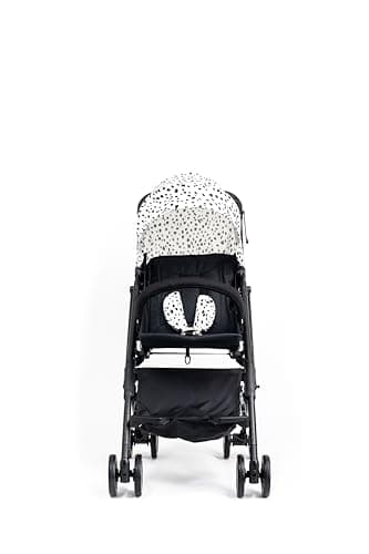 Roma Capsule 3 Baby Stroller Dalmatian– Lightweight Compact Holiday Buggy, Lie-Flat Travel Stroller from Birth, 6.7kg, Cabin Size Fold with Travel Bag, Raincover and Insect Net — view 2