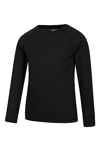 Mountain Warehouse Talus Kids Techtherm Base Layer Top Black (0 2-3y — view 3