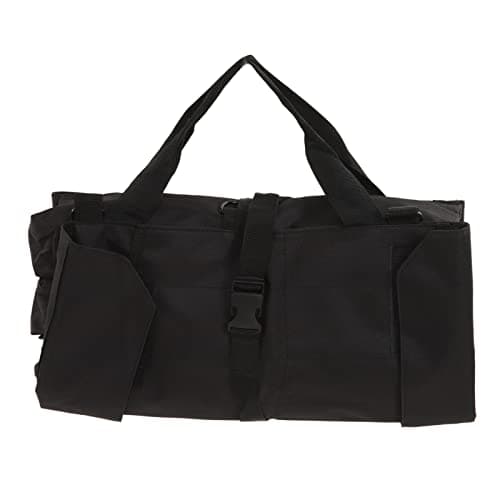Cocoarm Tool Bag, Polyester Multi Purpose Tool Pouch, 56 X 46.5 X 42 Cm, Multi Pocket Hanging Foldable Storage Carrier for Carpenters Plumbers Electricians Car Travel Home (Black) — view 3