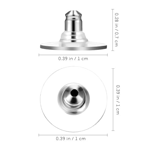 Earring Backs 6 Pack Silicone Locking Clutch for Studs — view 2