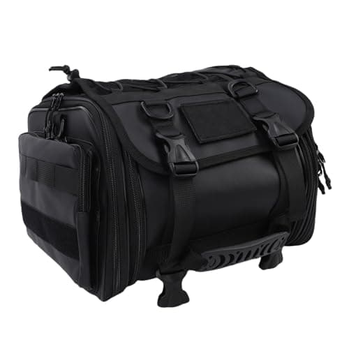 AOWINHIT Motorcycle Rear Luggage Bag Expandable 20-30L Capacity for — view 5