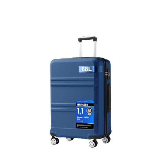 Kono Medium Suitcase with TSA Lock, Lightweight Hard Shell Checked Luggage