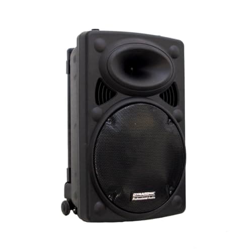 DYNASONIC - DYNAPRO 12 Plus (3rd Generation Tripod Pack) Professional Portable Bluetooth Speaker, Powerful 700W Bluetooth Speaker, 2 Karaoke Microphones, Tablet and Tripod Support — view 2