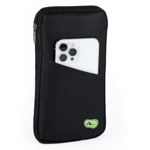 FitDA Passport Holder Travel Wallet, Large Capacity Document Holder