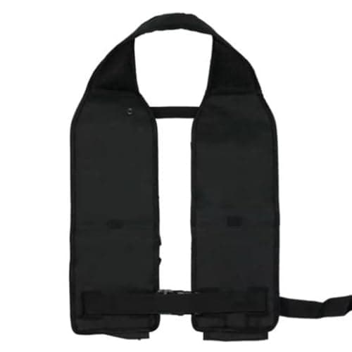 Portable Beer Drinking Vest, Beverage Carrying Bags, 12 Pack Drink Storage Bag for Camping Hiking Outdoor Party(Black) — view 6