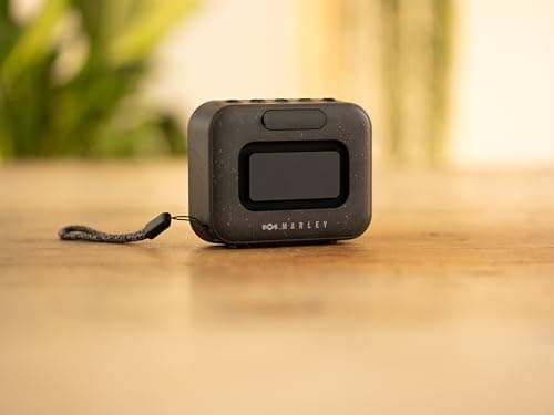 House of Marley Jammin Small Portable Bluetooth Speaker - IPX5, Black — view 2
