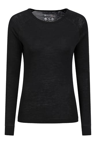 Mountain Warehouse Merino Womens Thermal Baselayer Top Black 12