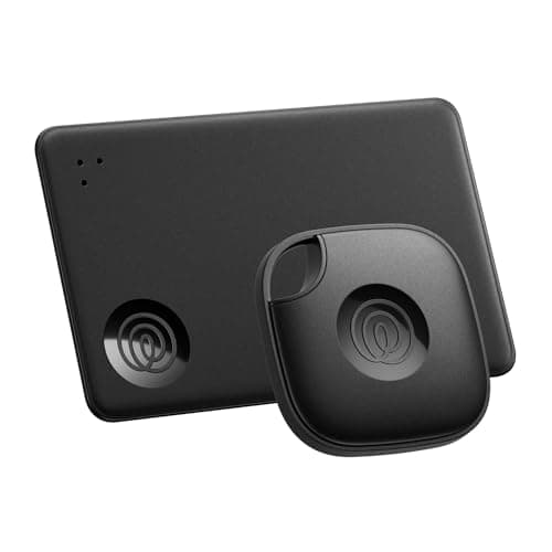 Life360 Tile Starter Pack - Bluetooth Trackers and Item Finders for Keys, Wallets & More. Both iOS and Android Compatible. Phone Finder. 2-Pack (Black Tile/Slim)