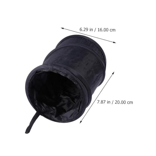 Gogogmee Car Trash Can 2pcs Foldable Polyester Taffeta and Steel Wire — view 3