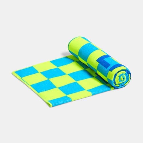 OHS Neon Large Beach Towel, Super Soft Quick Dry Sand Free Kids Beach Towel Eat Sleep Game Slogan Lightweight Compact Microfibre Towels Pool Travel Summer Holiday Essentials for Kids, 71 x 152cm — view 4