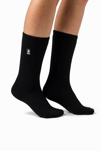 HEAT HOLDERS Lite - 3 Pair Multipack Womens Thermal Socks for Winter | Thin & Warm Socks for Dress Socks (4-8, Black) — view 2