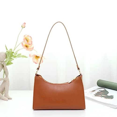 VaiKanhai Tactical Dog Harness with Pockets Women Faux Leather Plain Armpit Bag Mobile Phone Bag Shoulder Bag Bags Perfume, brown, One Size — view 2