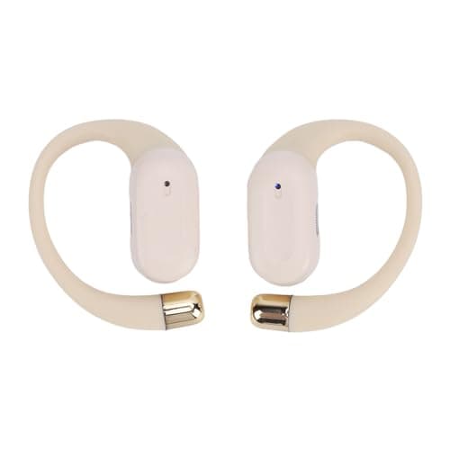 Bewinner 3 in 1 Bluetooth 5.3 Translator Earbuds, Touch Control Voice Translator with APP, Supports 144 Languages for Travel & Business (Golden Yellow)