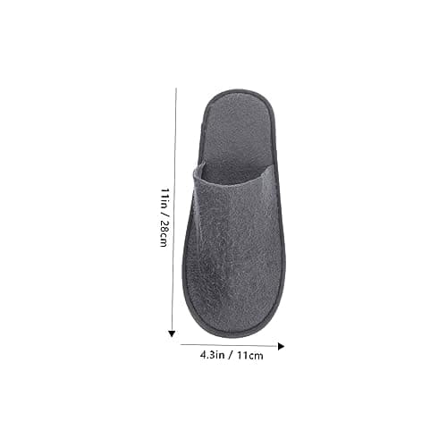 Beaupretty 10 Pairs Disposable Hotel Slippers Non-Slip Spa Slippers for Home Guest House Salon Travel and Airline Use Lightweight Portable Folding Indoor Slippers — view 4