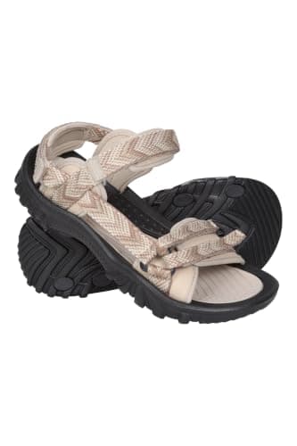 Mountain Warehouse Cyprus Womens Summer Walking Sandal Taupe 6