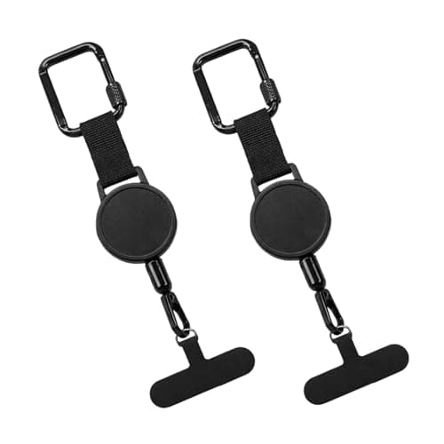 YcsRnn Holdmate Phone Holder, Retractable Phone Tether, Anti Theft Phone Lanyard, Phone Retractable Lanyard, Outdoor Anti-Theft Retractable, Tether for Hiking Cycling Travel