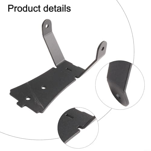 Motorcycle GPS Mount Bracket Navigation Holder For Honda For Forza 350 2020-2021 | Aluminum Alloy Dashboard Install Under Windshield | Black — view 4