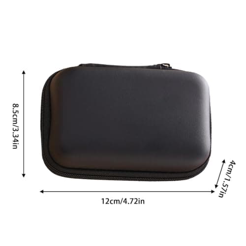 znainnoth Storage Pouch 12x8.5x4cm EVA Travel Case with Secure Zip Closure — view 4
