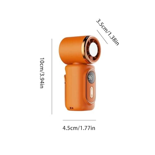 Handheld Fan Rechargeable - Small 180-Degree Rotation Ventilation Tool,USB Handheld Rechargeable Fan | for Kids Adults Students Travel Camping Outdoor Kitchen Dorm Classroom — view 5