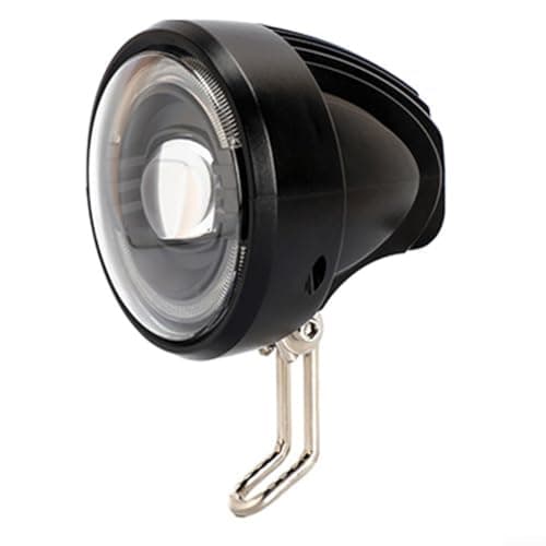 LUCKCDUO ebike front light, Electric Bike Front Light, 48V electric bike light with 650 lumens low beam high beam daytime running light waterproof stainless steel for outdoor cycling riders