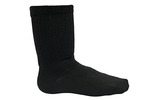 DIABETIC EXTRA Wide Non Elastic Socks for Swollen Legs and Diabetics Pack of 3 Pairs UK size 6-11 Honeycomb Top Designed for Wide and Problematic feet Medical Graded Black — view 2