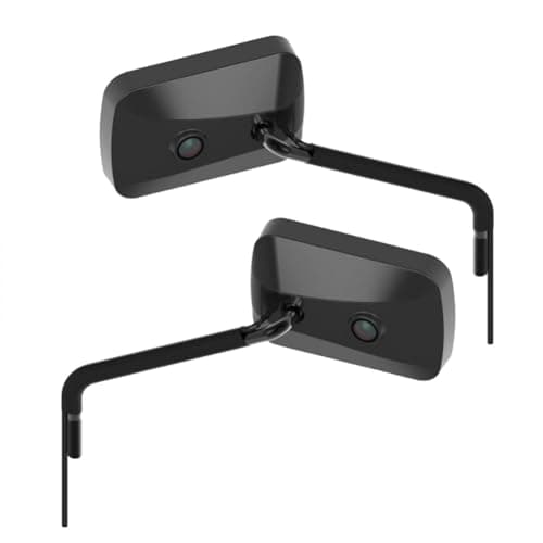 Jnchdghwa Motor Rearview Mirror Camera Panoramic Motorcycle Dashcam 4K HD Mobile Hotspot USB-Powered Outdoor Sports Action Camera