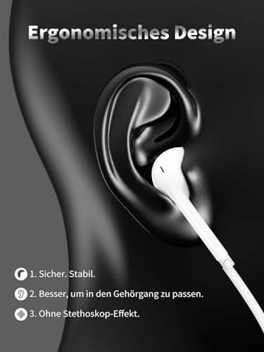 ANKA Earphones Headphones Wired,Ultra Clear Calls & no Noise- Earphones 3.5mm Jack, in-Ear Earbuds with Mic,Compatible with iPhone/Pad/Android/Laptop/PC White — view 3