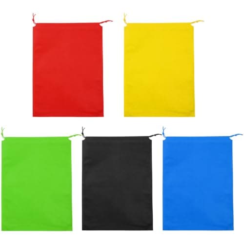 Gaomumu Shoe Bags, Drawstring Storage Bags, Non-Woven Dustproof Set of 5