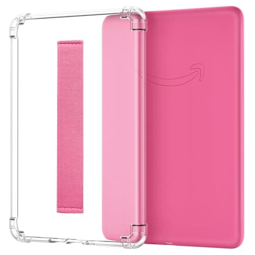 MoKo Case for 7" Kindle Paperwhite 12th Gen 2024 with Hand Strap, Magenta