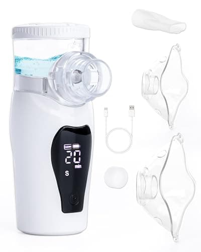 lulir Portable Nebuliser Machine for Adults & Kids, Rechargeable