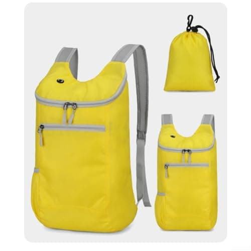 Todikaper Foldable Hiking Backpack 14L Waterproof Lightweight(Yellow) — view 2