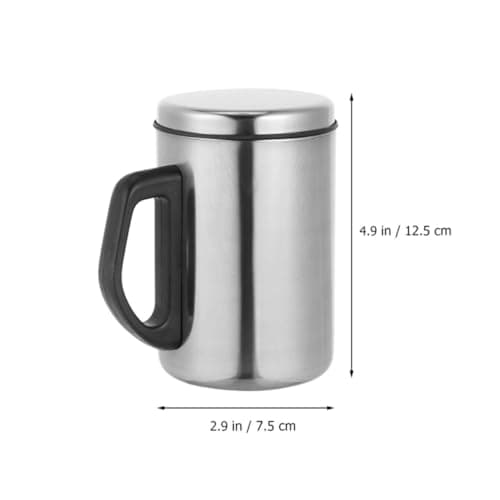 Stainless Steel Insulated Pot 2pcs 350ml with Handle Back to School Party — view 2