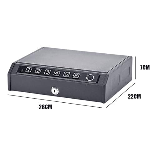 SEAFRONT Biometric Safe Box, Fingerprint Password Lock Storage (K2-1) — view 2
