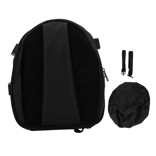 Oreilet Motorcycle Tail Bag, Expandable Motorbike Rear Seat Luggage Bag, Travel Rack Storage Top Box Helmet Handbag Rear Seat Trunk Gear for Street Bikes Off Road Bikes — view 4