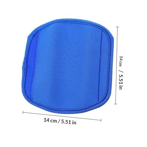 LALAFINA Luggage Handle Wraps Protective Sleeve Neoprene Lightweight and Comfortable with Blue Soft Suitcase Handle Covers for Travel and Business Trips Designed for Flight Attendants — view 2