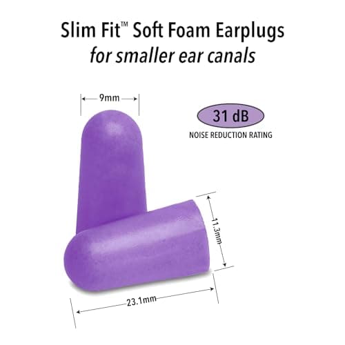 Mack's Safesound Soft Foam Slim Fit Earplugs - Pack of 10 Pairs — view 2