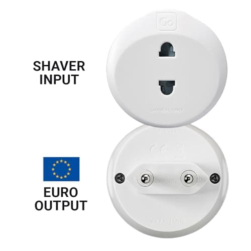 Go Travel EU 2 Pin Electric Shaver & Toothbrush Plug Adapter, Euro Socket — view 3