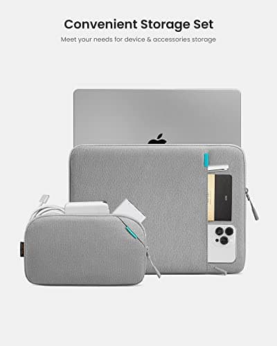 tomtoc 360° Protective Laptop Sleeve Set for 15-inch MacBook Air M5/A3448 — view 6