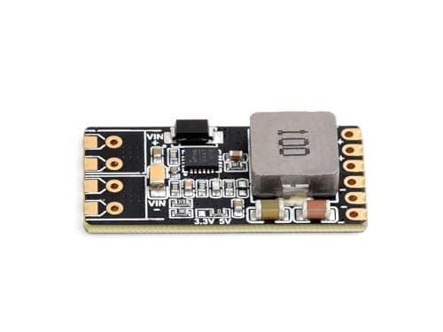 Waveshare DC to DC Buck Converter (SMD version), Buck Voltage Regulator, Compact Size And Easy To Integrate, Configurable 3.3V Or 5V Output, Immersion Gold Process