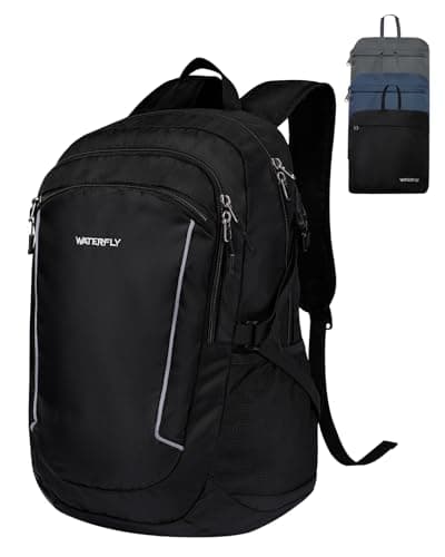 Waterfly Hiking Foldable Lightweight Backpack: 28L Packable Rucksack