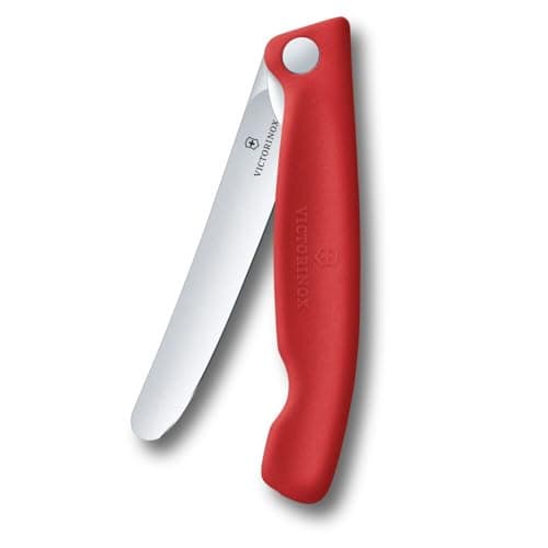 Victorinox Swiss Army Knife Swiss Classic Folding Picnic Knife, 11 cm, Red
