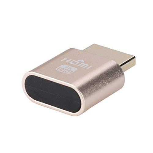 VGA Analog Camouflage Graphic Card Spoof Fake Load for Scientific Calculation, 4K Resolution Virtual Display, Plug and Play, ABS Silver — view 2