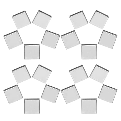 Zerodeko 30pcs Empty Makeup Palette with Magnetic Makeup Pans Compact and Portable Square Iron Case in Silver for Travel DIY Eyeshadow and Blush Refill Pans
