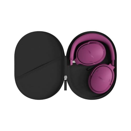 Bose QuietComfort Headphones (2nd Gen) - Wireless Headphones, Active Over Ear Noise Cancelling and Mic, Immersive Audio, USB-C Charging and Lossless Audio, Up to 24 Hours of Play time, Rosewood Mauve — view 6