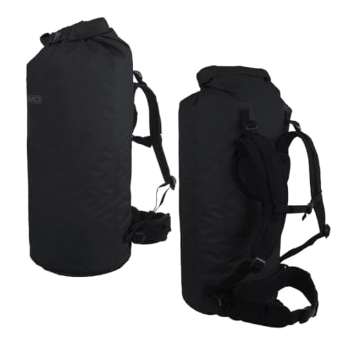 Lomo 60L Tactical Dry Bag Rucksack - Black Outdoors Camping — view 3